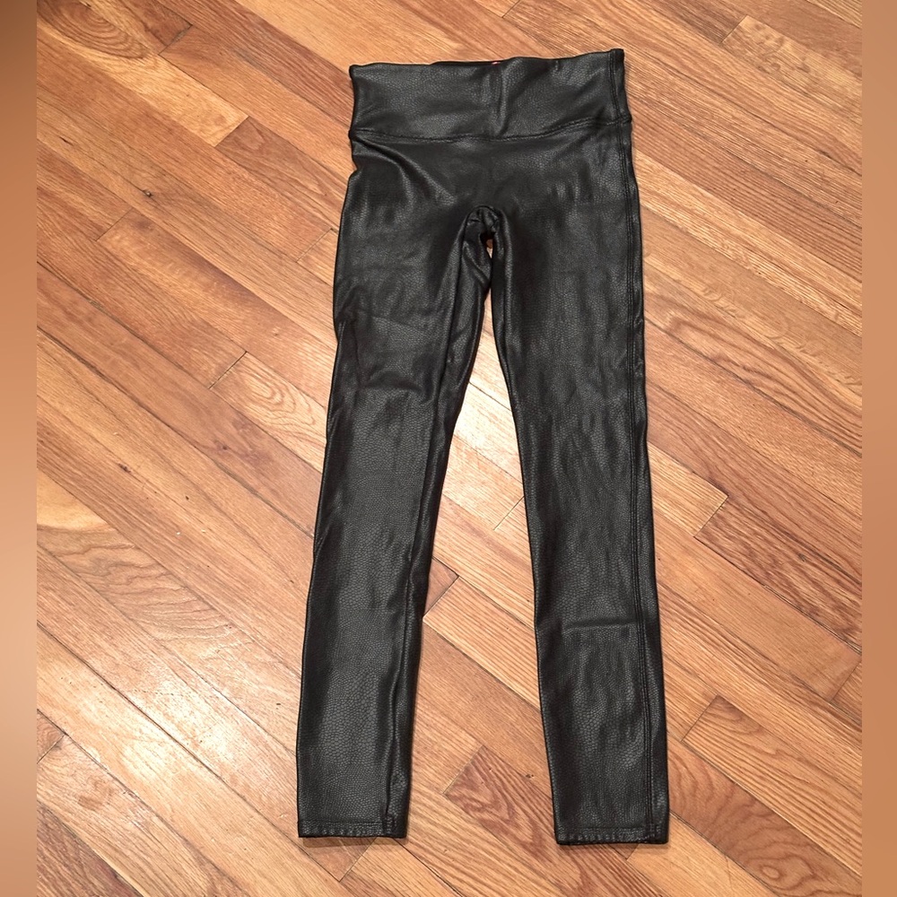 Spanx Faux Croc Leather Leggings